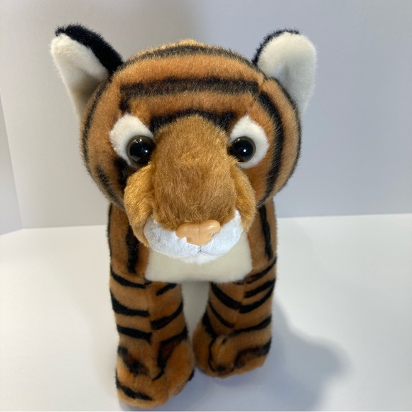 Destination Nation Bengal Tiger Plush Stuffed Animal Toy Orange Standing Clean - Picture 4 of 11